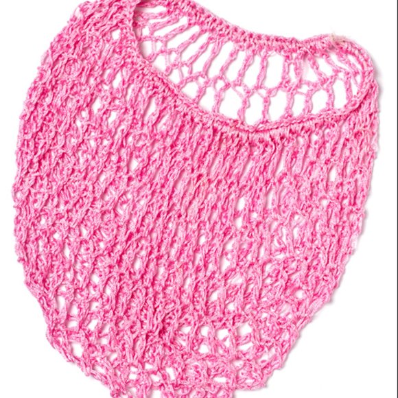 Bubblegum Pink Pinup Retro rockabilly Hair Snood - Picture 2 of 3